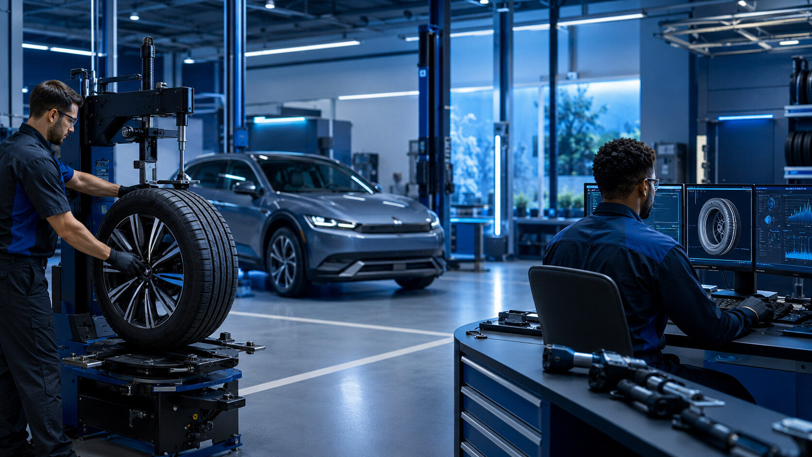Commercial Tire Technician vs. Retail Tire Technician