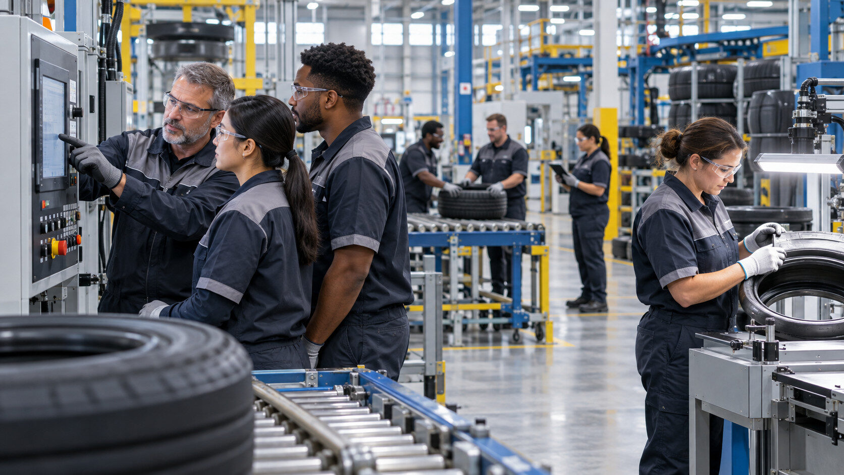 Cross-Training in Tire Manufacturing