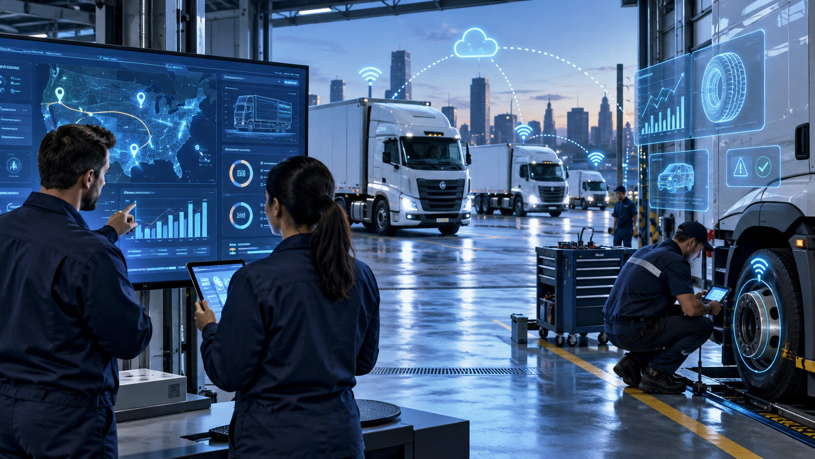 Smart Tires and Connected Fleets